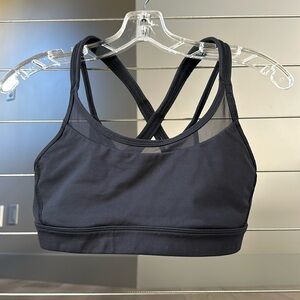 Black Lululemon Bra Crossback Bra Size 6